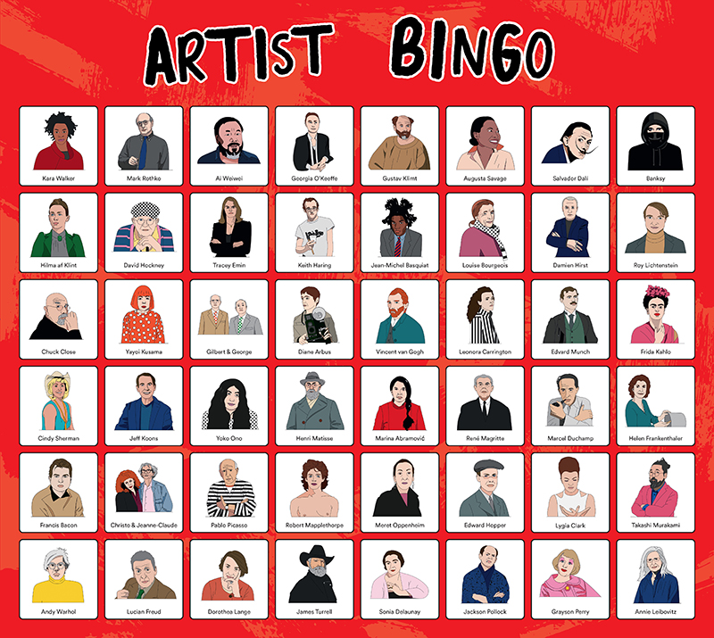 Artist Bingo - Image 2